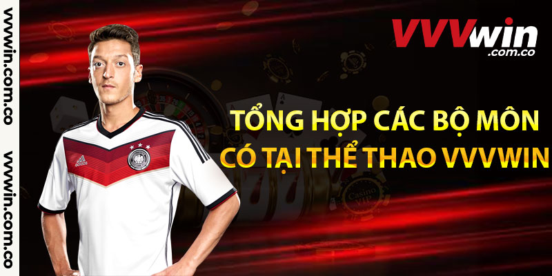 Tổng hợp các bộ môn có tại thể thao Vvvwin